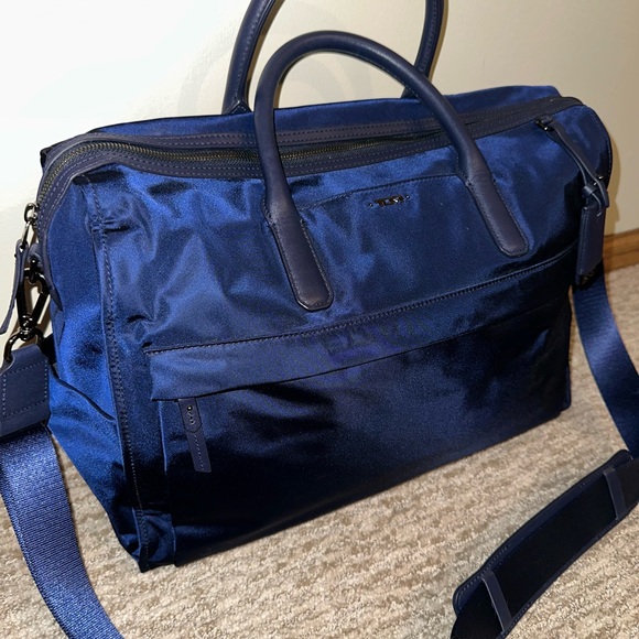 Tumi Handbags - Tumi Navy Blue Travel Bag